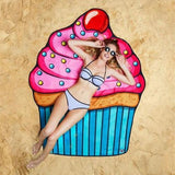 Donut Watermelon Beach Blanket