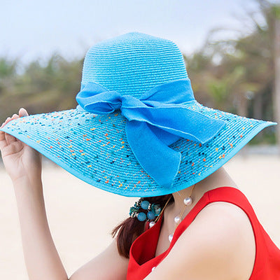 Vintage Colorful Beach Hat