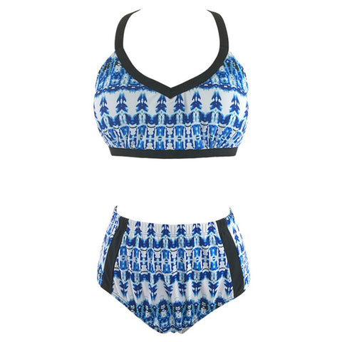 Set Push Up Retro Triangle Swimwear