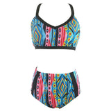 Set Push Up Retro Triangle Swimwear