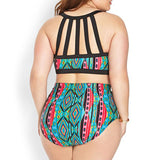 Set Push Up Retro Triangle Swimwear