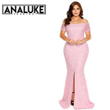 Off Shoulder Lace Mermaid Dress