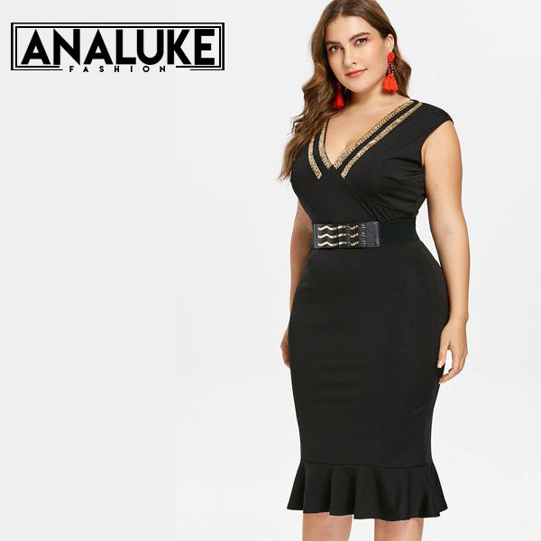 Plus Size Mermaid Dress