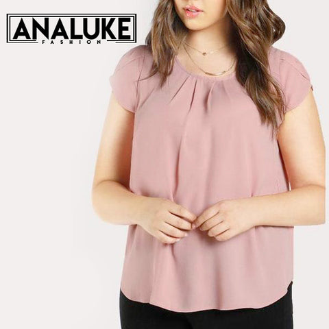 Pink Fashionable Elegant Blouse