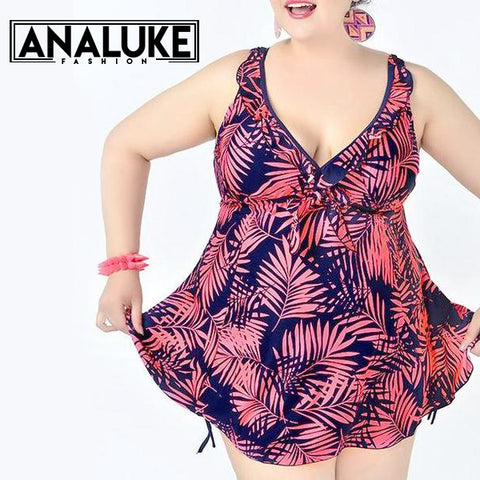 Plus Size Vintage Style Swimsuit