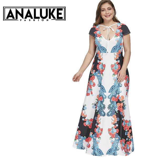 Plus Size Boho Elegant Party Dress
