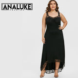 Plus Size Low Maxi Elegant Party Dress