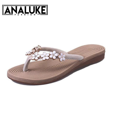 Big Size Sweet Flowers Outdoor Slippers