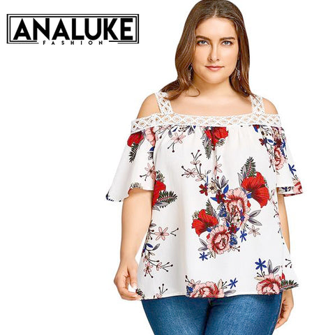 Floral Printed Loose Tops Women Clothes