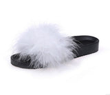 Sweet Thick Feather Slippers