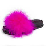 Sweet Thick Feather Slippers