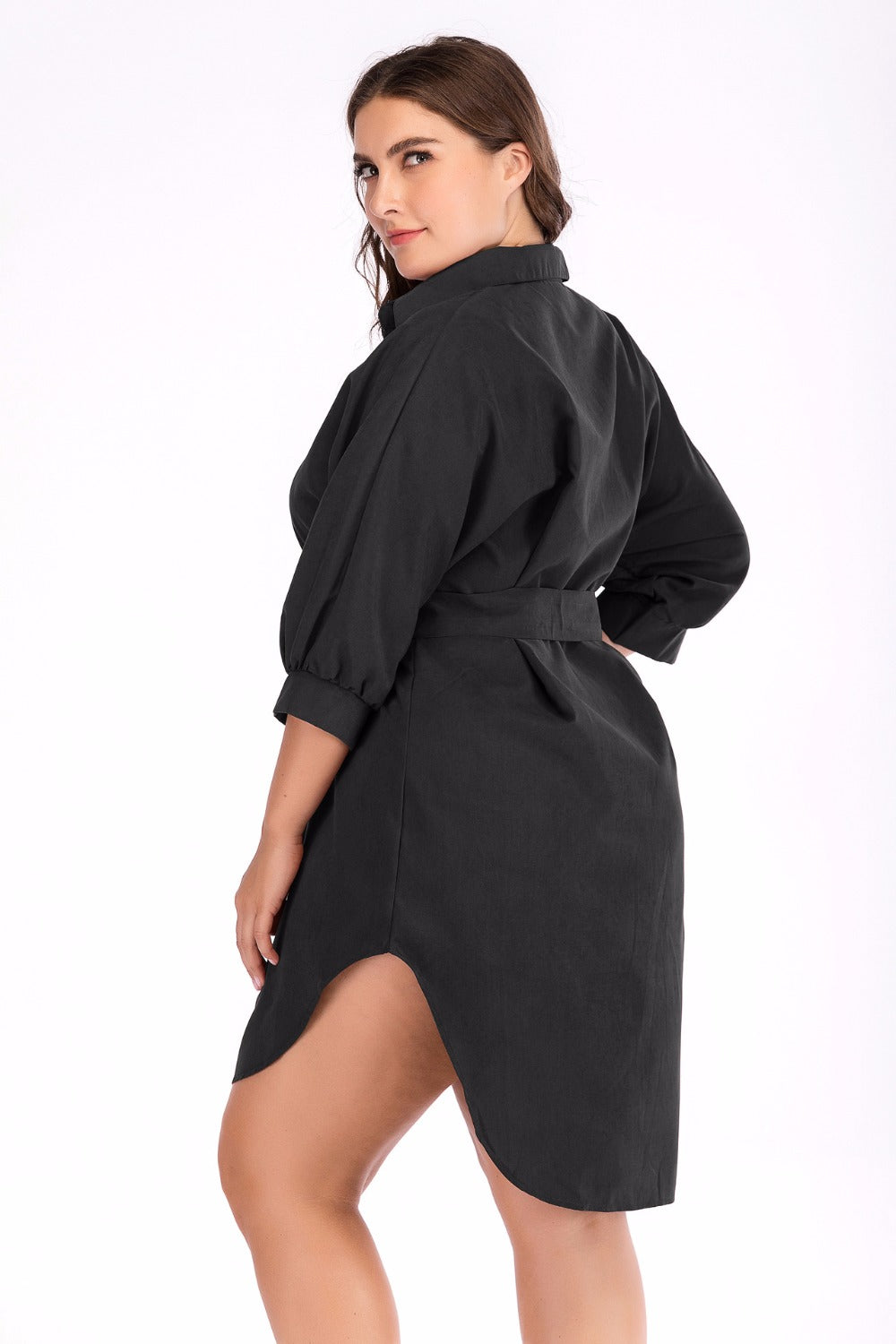 Long Sleeve Knee Length A-line Dress