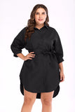 Long Sleeve Knee Length A-line Dress