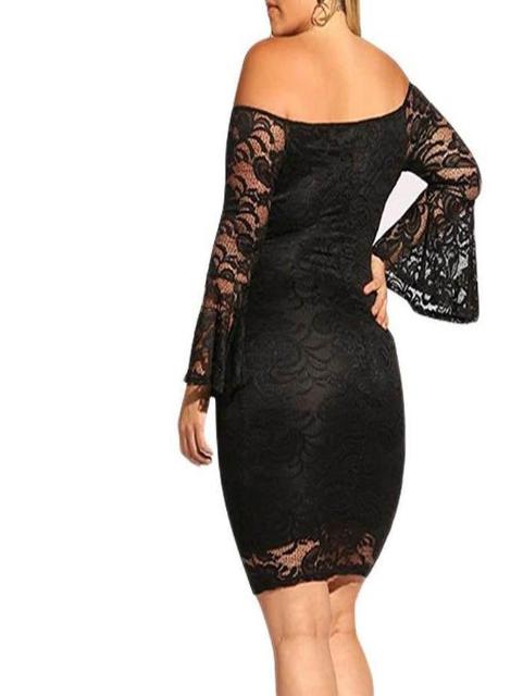 Lace Long Sleeve Sexy Party Club Dress