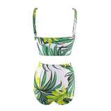 Big Size Vintage Printed Set Swimsuit