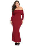 Mermaid Fishtail Gown Dress