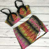 Swimwear With Horizontal stripes