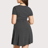 Short Sleeve Casual Dress