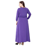 V- Neck Loose Maxi Long Dress