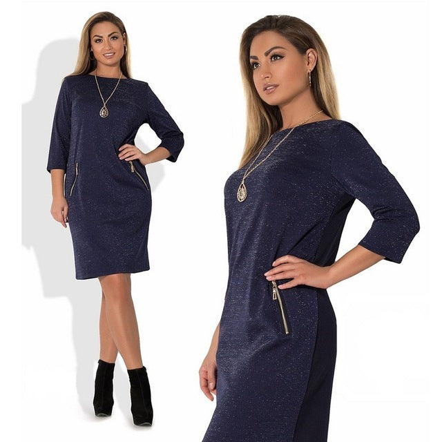 One side purl dress