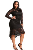 Elegant Lace Mermaid Dress