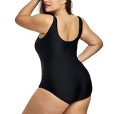 Large Size Black Swimsuit