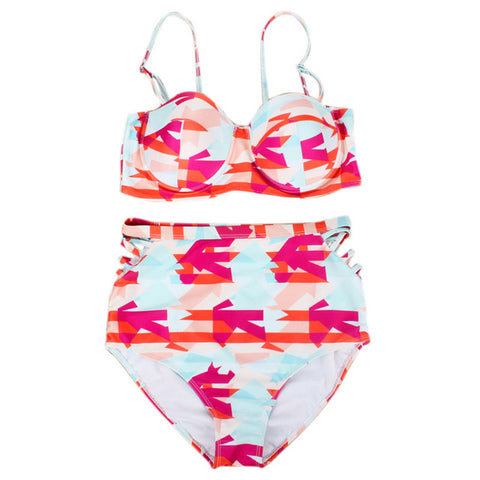 Plus Size Bright color Swim Wear