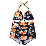 Plus Size Bright color Swim Wear