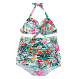 Plus Size Bright color Swim Wear