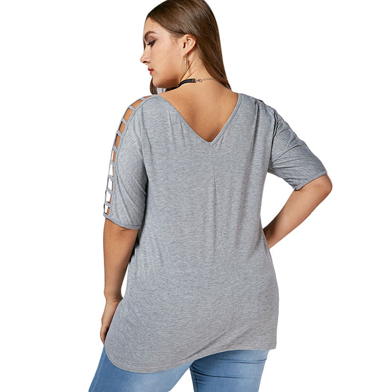 Big Size Gray T-shirt