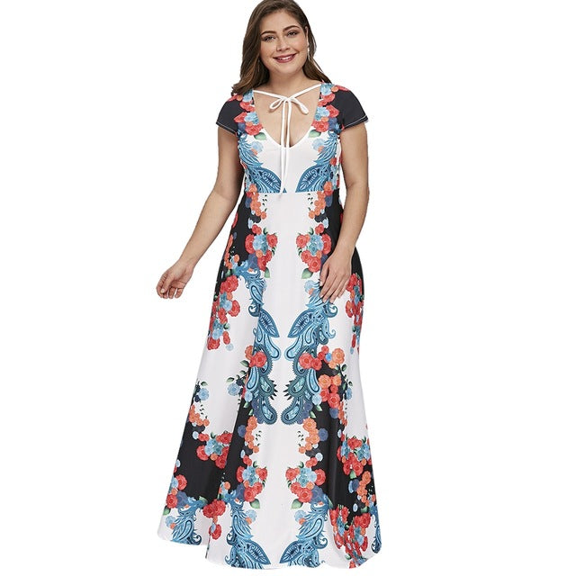 Plus Size Boho Elegant Party Dress