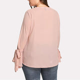 Plus Size Pink Blouse