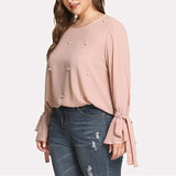 Plus Size Pink Blouse