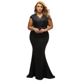 Big Size Elegant Formal Mermaid Dress