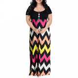 Patchwork Maxi Dress