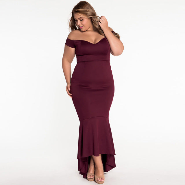 Plus Size Luxury Mermaid Dress