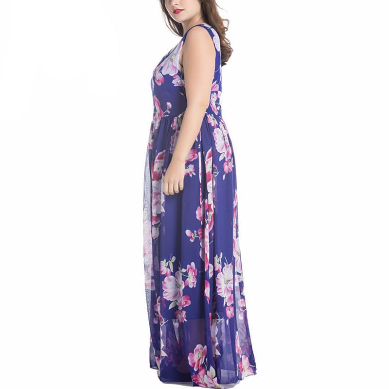 Floral Print Maxi Dress