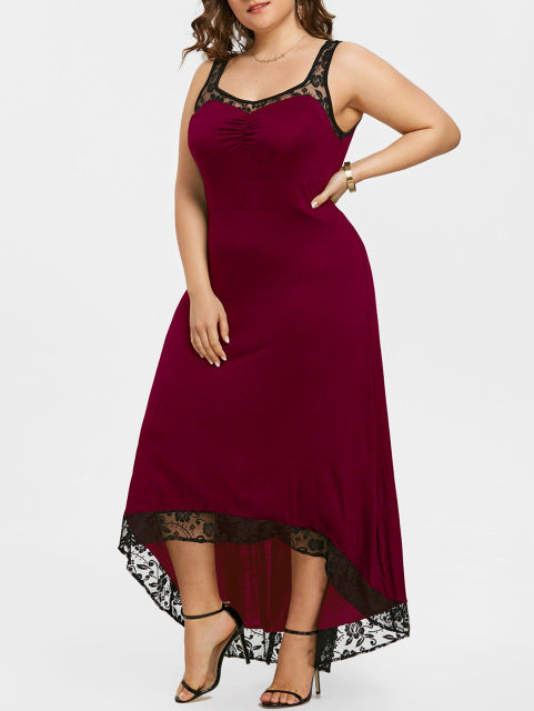 Plus Size Low Maxi Elegant Party Dress