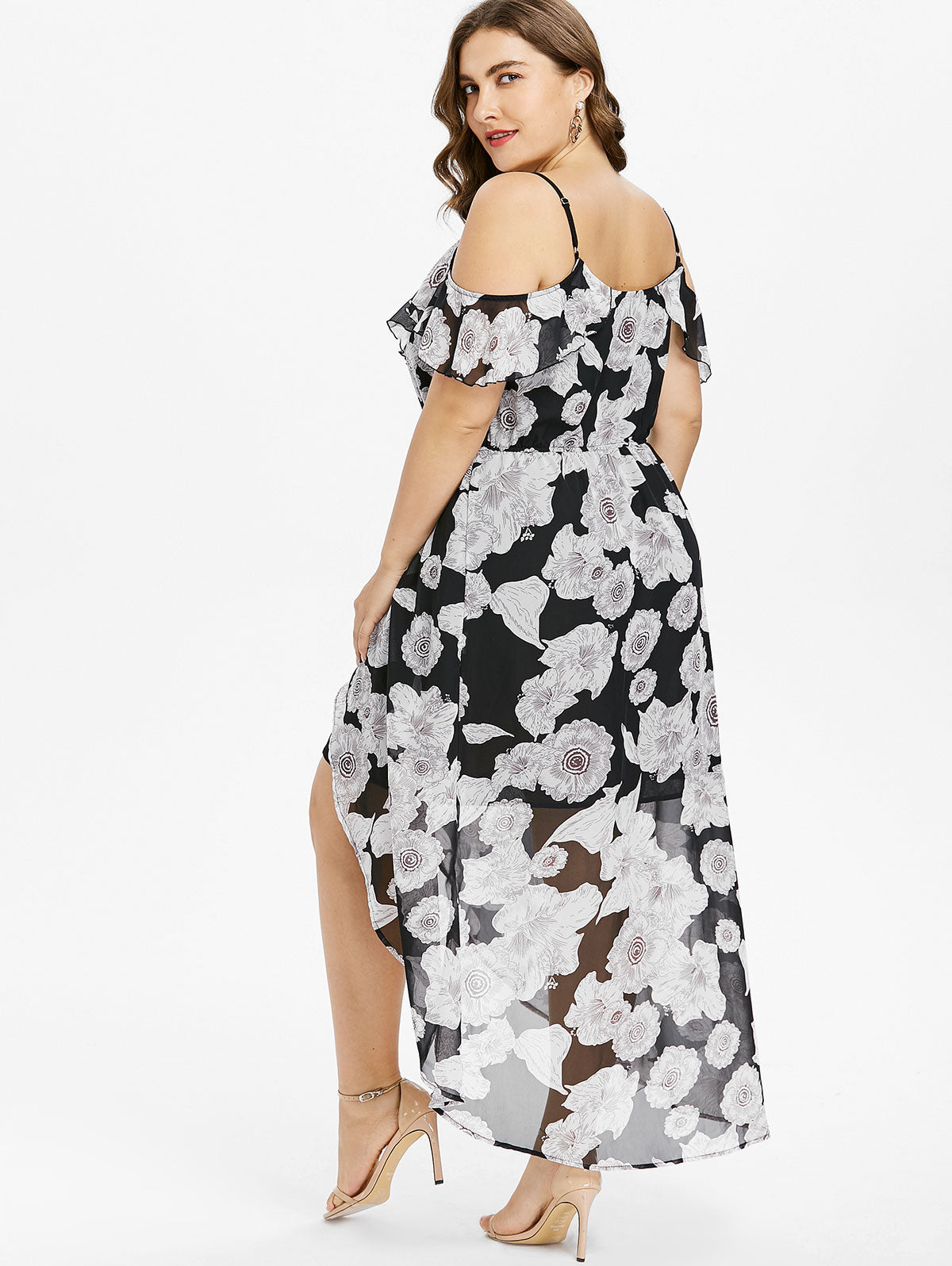Cold Shoulder Maxi Dress