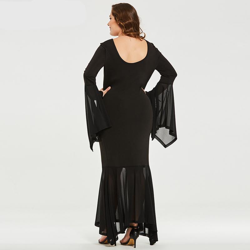 Over Size Mermaid Maxi Dress