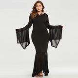 Over Size Mermaid Maxi Dress