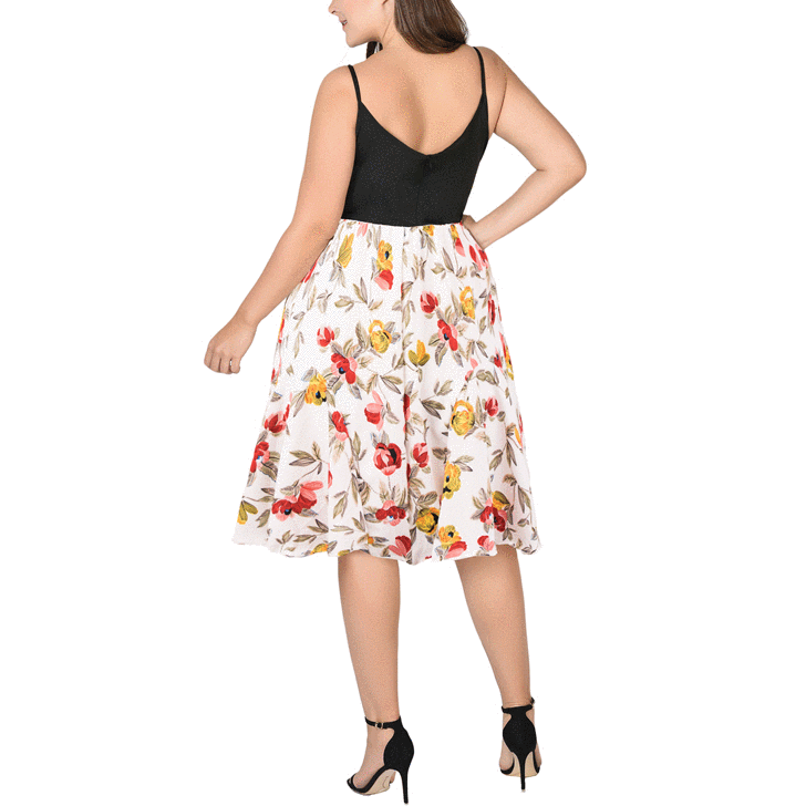 Floral Chiffon Dress