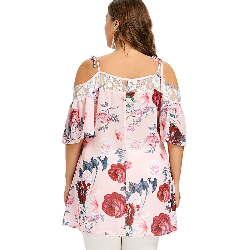 Shoulder Boho Beach Blouse