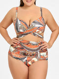 Big Size High Waist Swimsuit