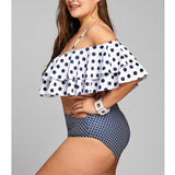 Plus Size Polka Dots Swimwear 2018