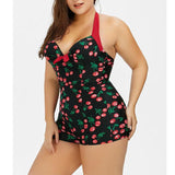 Plus Size Cherry Swimsuit