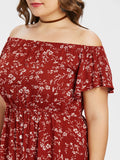 Plus Size Boho Style Long Dress
