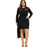 Long Sleeve Pencil Party Dress