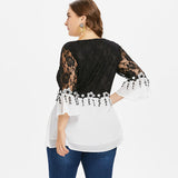 Loose Bell Flare Sleeve Blouse