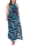 Big size Summer Stripe Maxi